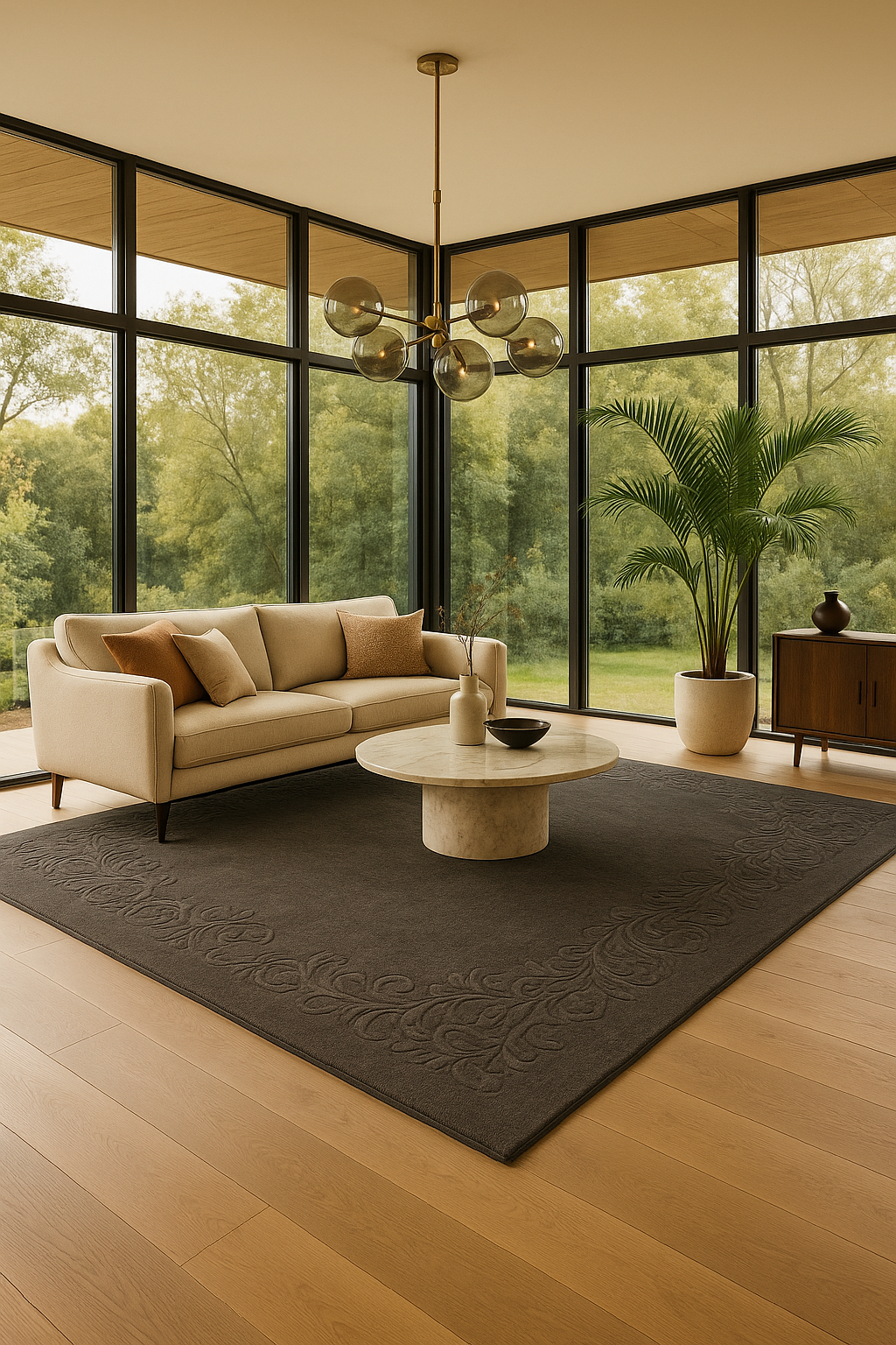 Carved Elegance - GREY