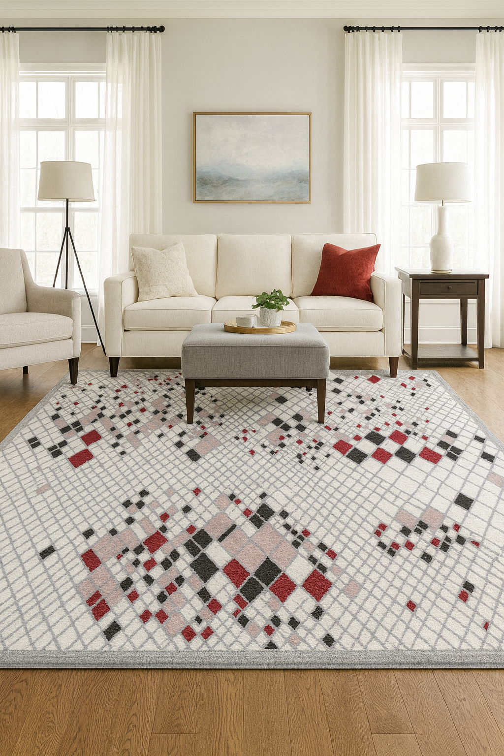 Harlequin Mirage - WHITE