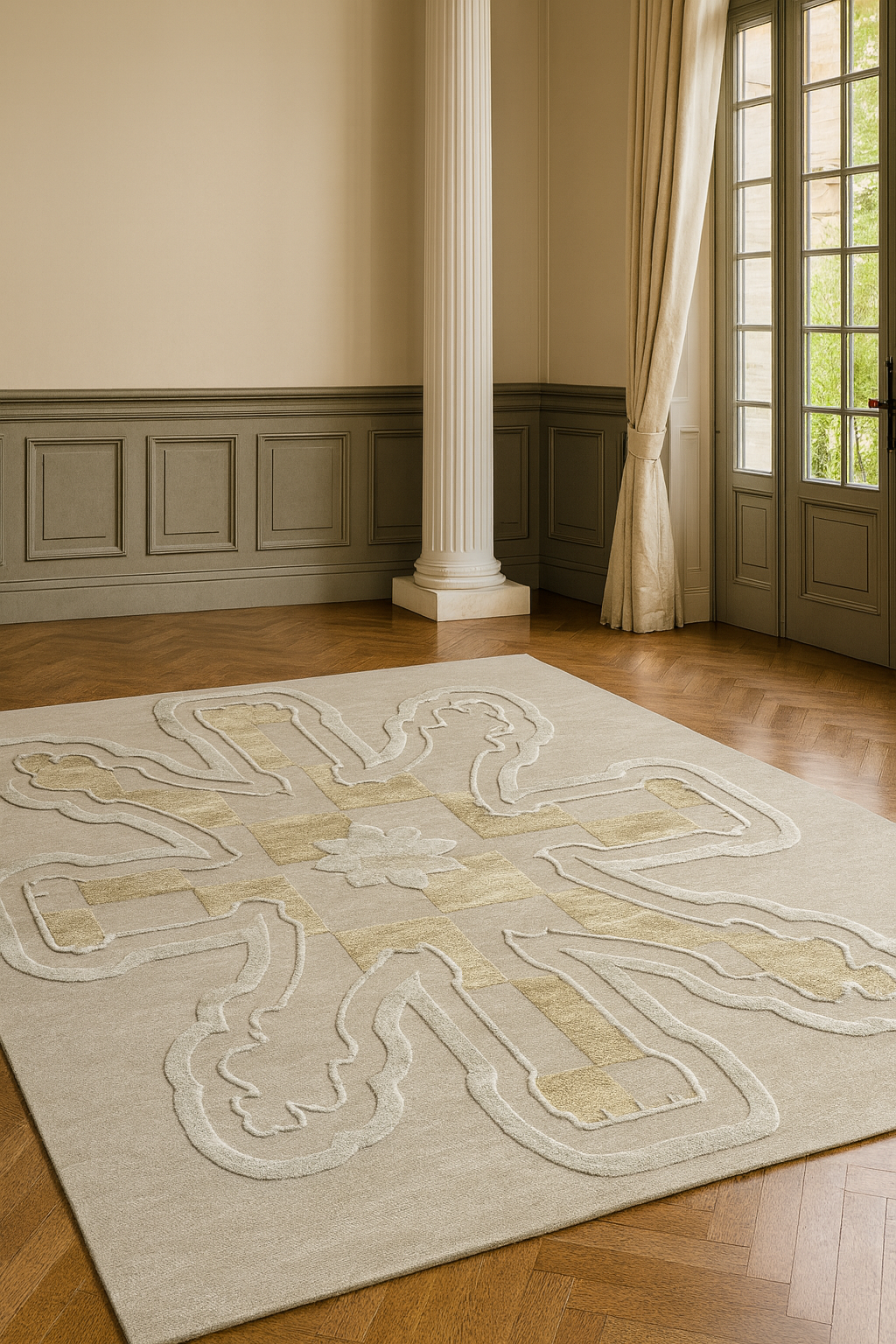 Imperial Bloom - BEIGE