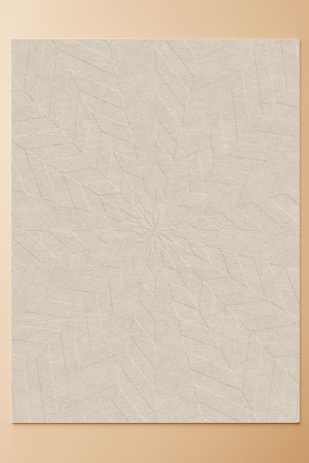Radiant Geometry - BEIGE