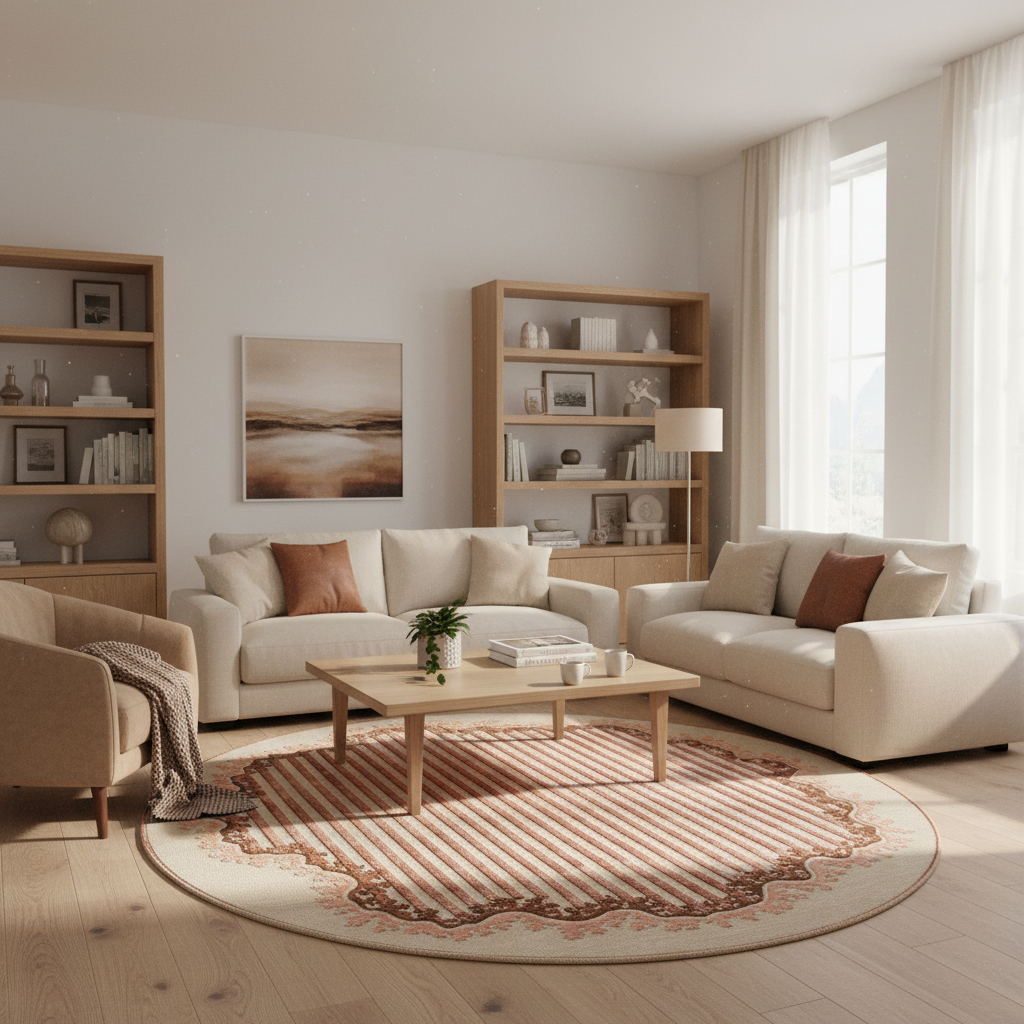 Rosette Charm - CORAL