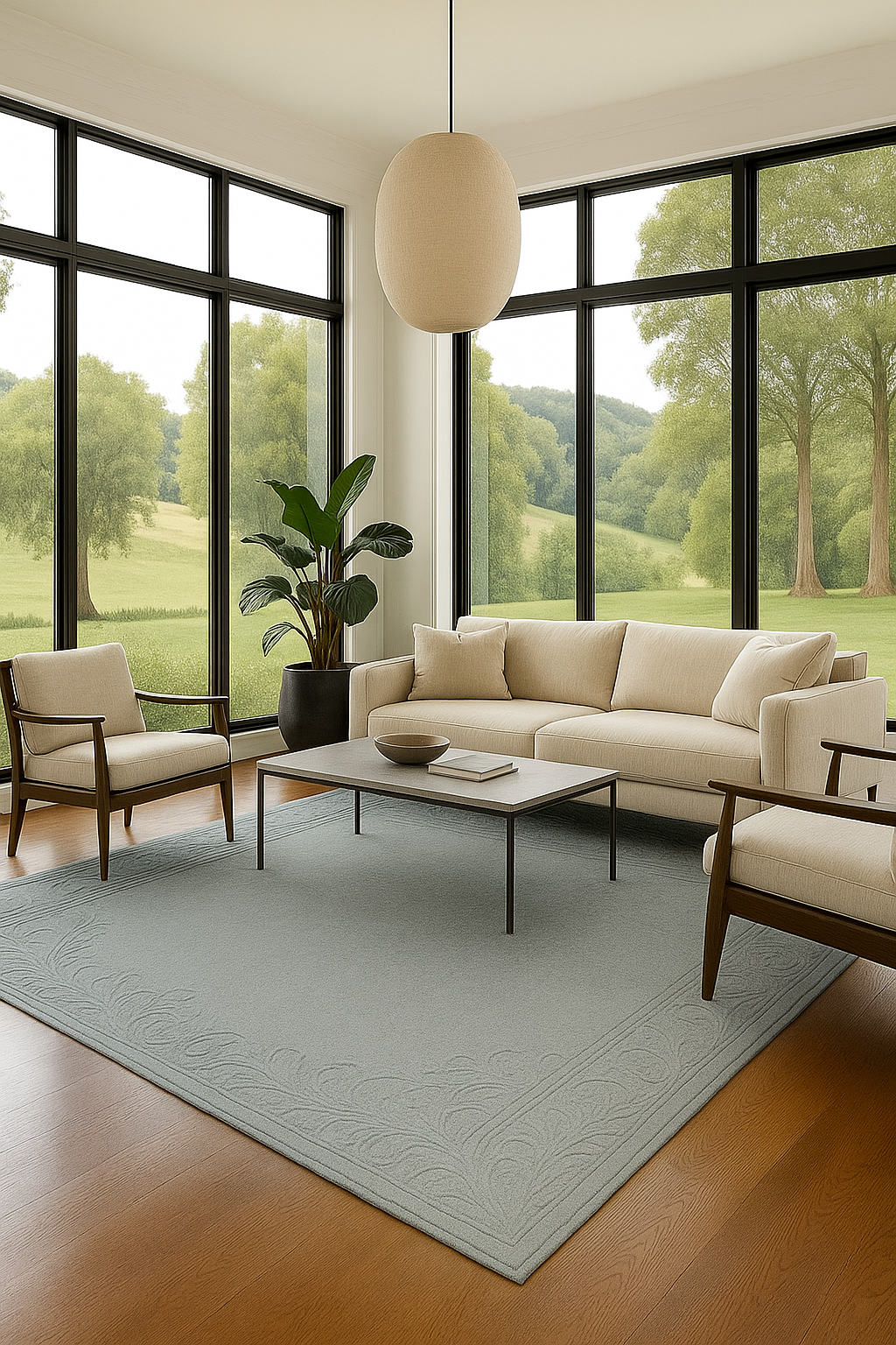 Carved Elegance - BLUE