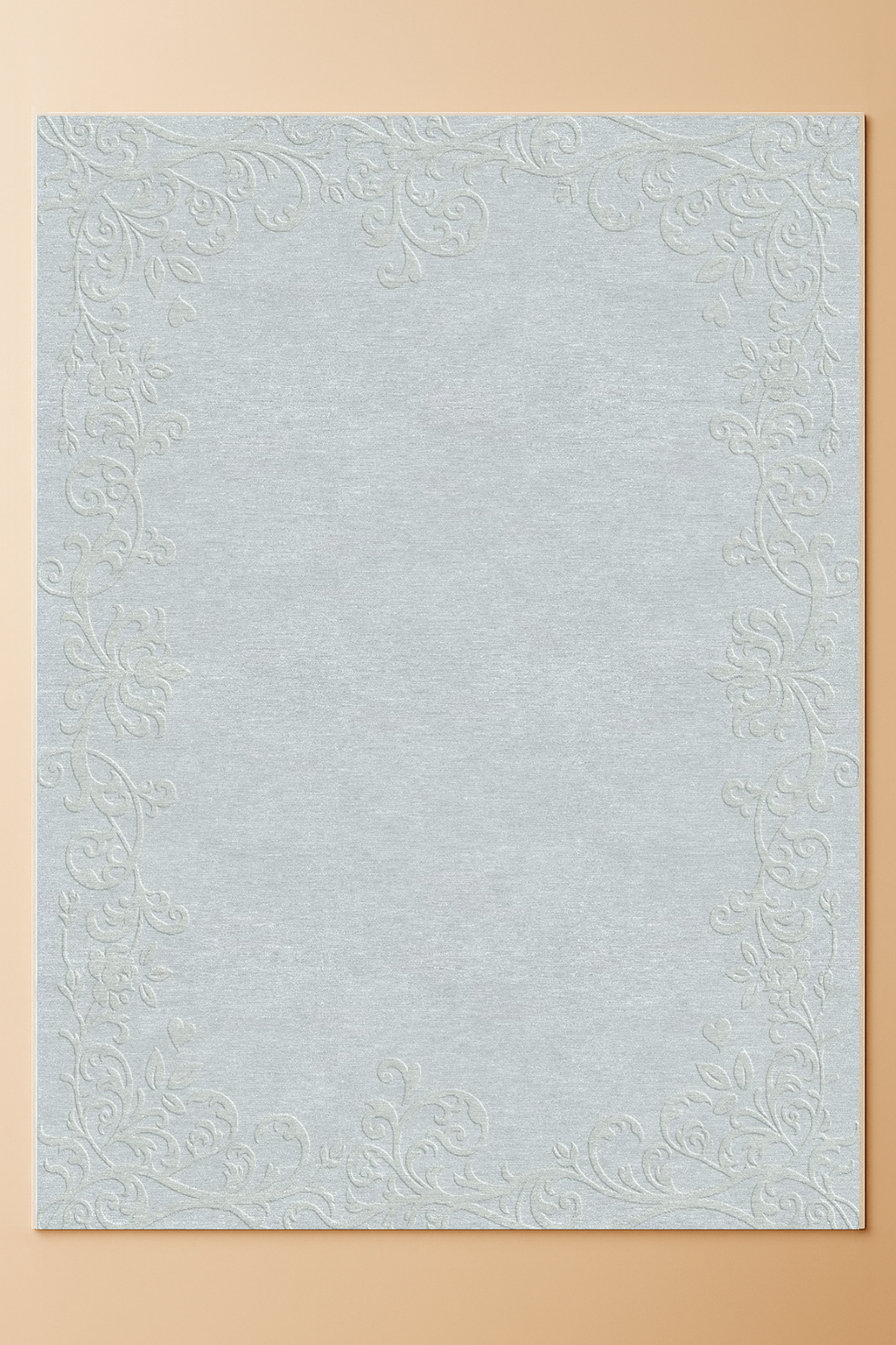 Carved Elegance - BLUE