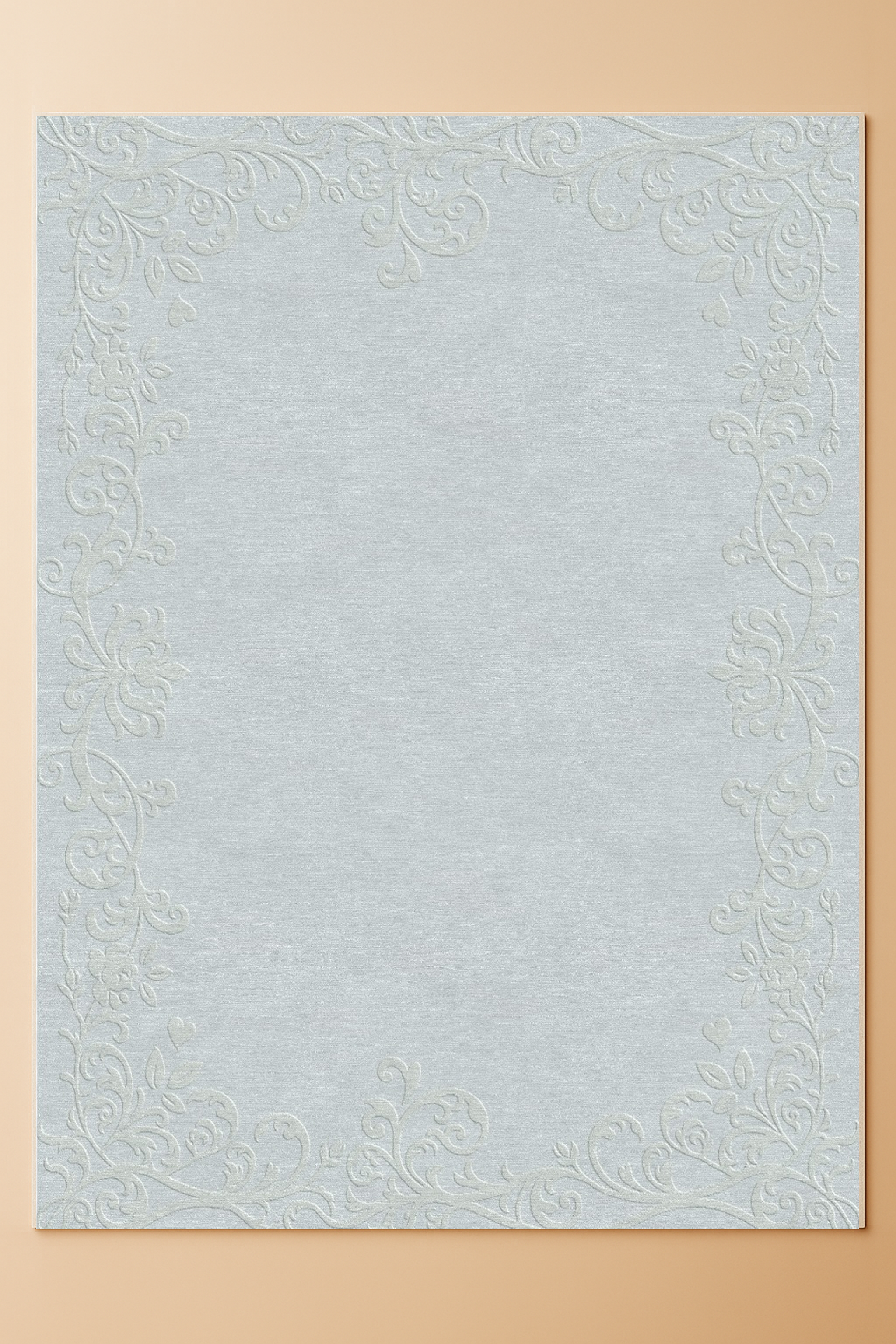 Carved Elegance - BLUE