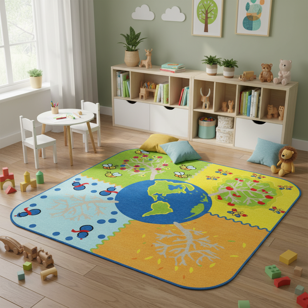 Earth Seasons Discovery Rug