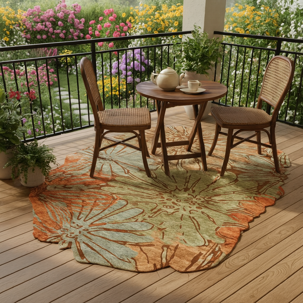 Floral Mirage - BROWN